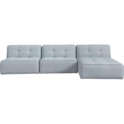 Sunseeker 3 Piece Outdoor Lounge  Light Blue