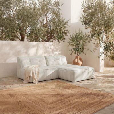Sunseeker 2 Piece Outdoor Nook Brown Stripe VV-1032-21 VV 1032 21 10