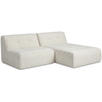 Sunseeker 2 Piece Outdoor Nook Brown Stripe VV-1032-21 VV 1032 21 Sunseeker diagR shadsilo