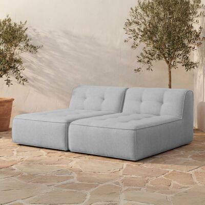 Sunseeker 2 Piece Outdoor Sun Lounger Light Blue 3 Sunseeker 2 Piece Outdoor Sun Lounger Light Blue VV-1033-45 VV 1033 45 10