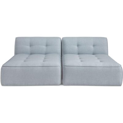 Sunseeker 2 Piece Outdoor Sun Lounger Light Blue
