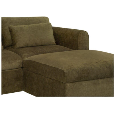 Swift Nook Modular Sectional Dark Green VV-1041-27 VV 1041 27 Swift closeup shadsilo