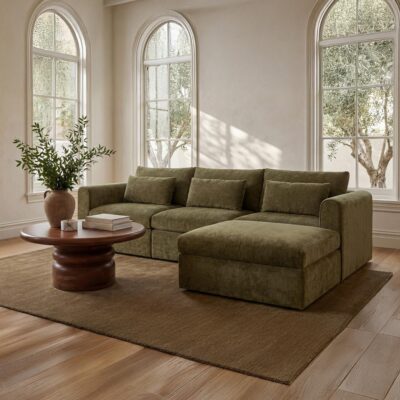 Swift Lounge Modular Sectional Dark Green VV-1042-27 VV 1042 27 10