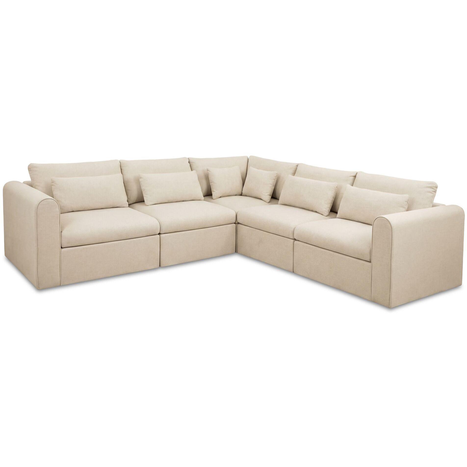 Swift Classic L Modular Sectional Light Beige 1 Swift Classic L Modular Sectional Light Beige