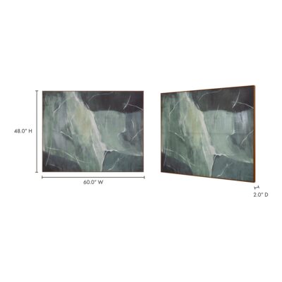 Impression Framed Painting Verdant Palette 17 Impression Framed Painting Verdant Palette WP-1275-37 WP 1275 37 70