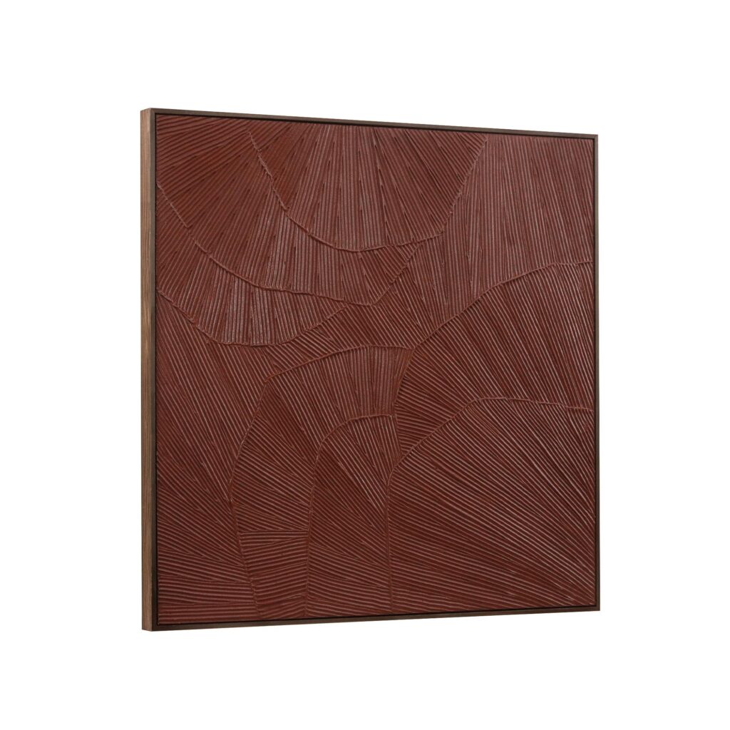 Flutter Framed Painting Maroon - Image 3