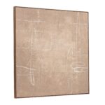 Notion Framed Painting Brown WP-1334-37 WP 1334 37 Notion diagR shadsilo
