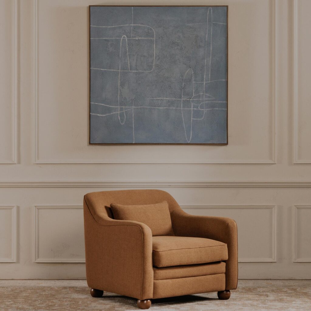 Notion Framed Painting Blue - Image 5