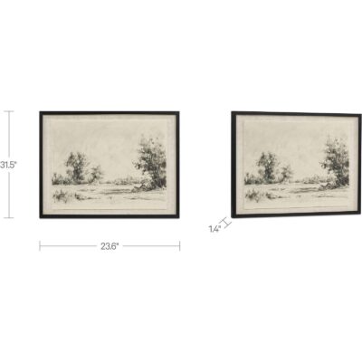 Briar Framed Print On Linen WP-1337-37 WP 1337 37 70