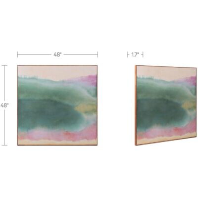 Lotus Framed Painting WP-1349-37 WP 1349 37 Lotus 70