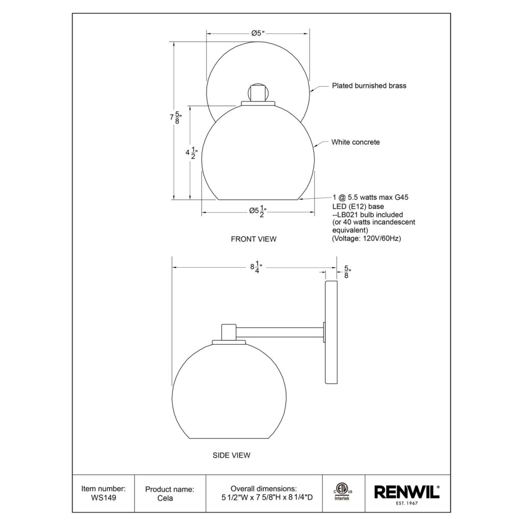Cela Wall Sconce - Image 6