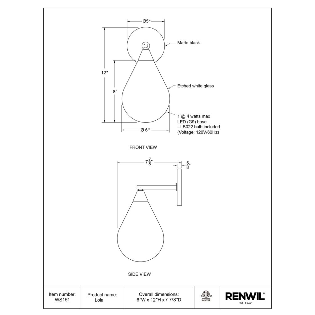 Lola Wall Sconce - Image 6