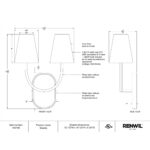 Maddie Wall Sconce WS156 WS156 5