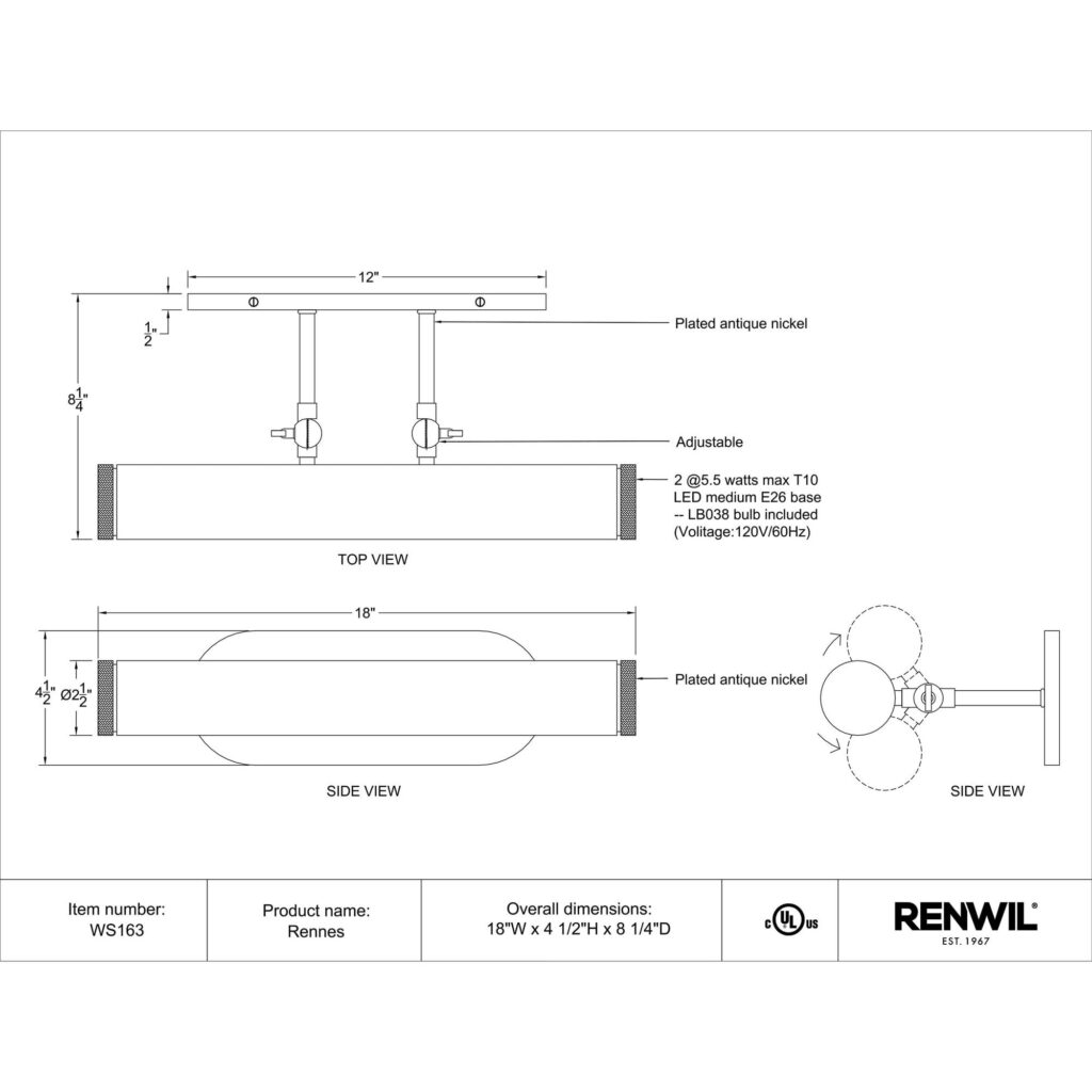 Rennes Wall Sconce - Image 7