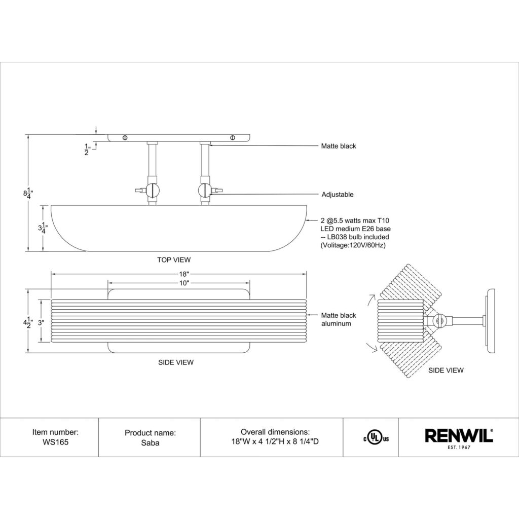 Saba Wall Sconce - Image 7