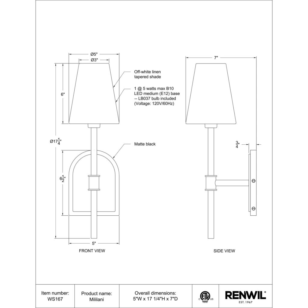 Mililani Wall Sconce - Image 5