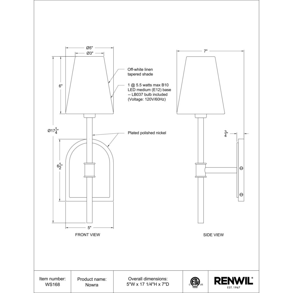 Nowra Wall Sconce - Image 5