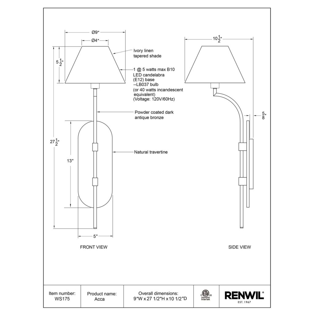 ACCA Wall Sconce - Image 5