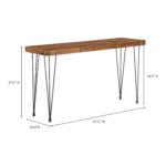 Boneta Console Table Natural XA-1034-24 XA 1034 24 70
