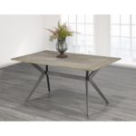 Celine Dining Table - Rustic Oak XA-D655N XA D655N 2
