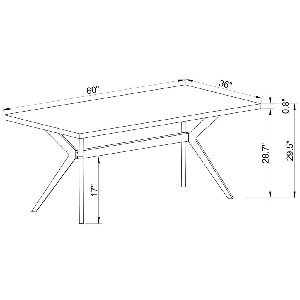 Celine Dining Table - Rustic Oak - Image 3