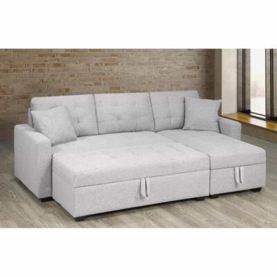 Brassex Amanda Sectional with Ottoman