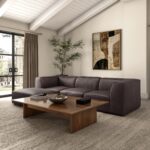Form Ottoman Espresso Brown Leather XQ-1003-20 XQ 1003 20 01