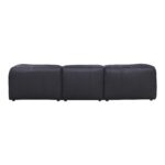 Form Lounge Modular Sectional Vantage Black Leather XQ-1005-02 XQ 1005 02 02