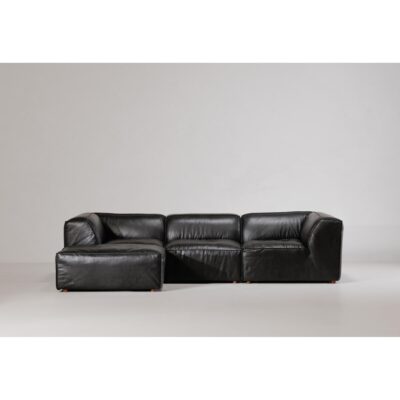 Form Lounge Modular Sectional Vantage Black Leather 16 Form Lounge Modular Sectional Vantage Black Leather XQ-1005-02 XQ 1005 02 30