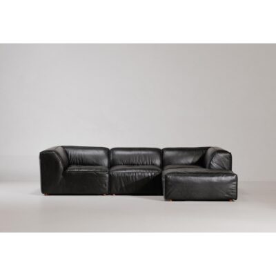 Form Lounge Modular Sectional Vantage Black Leather 17 Form Lounge Modular Sectional Vantage Black Leather XQ-1005-02 XQ 1005 02 31