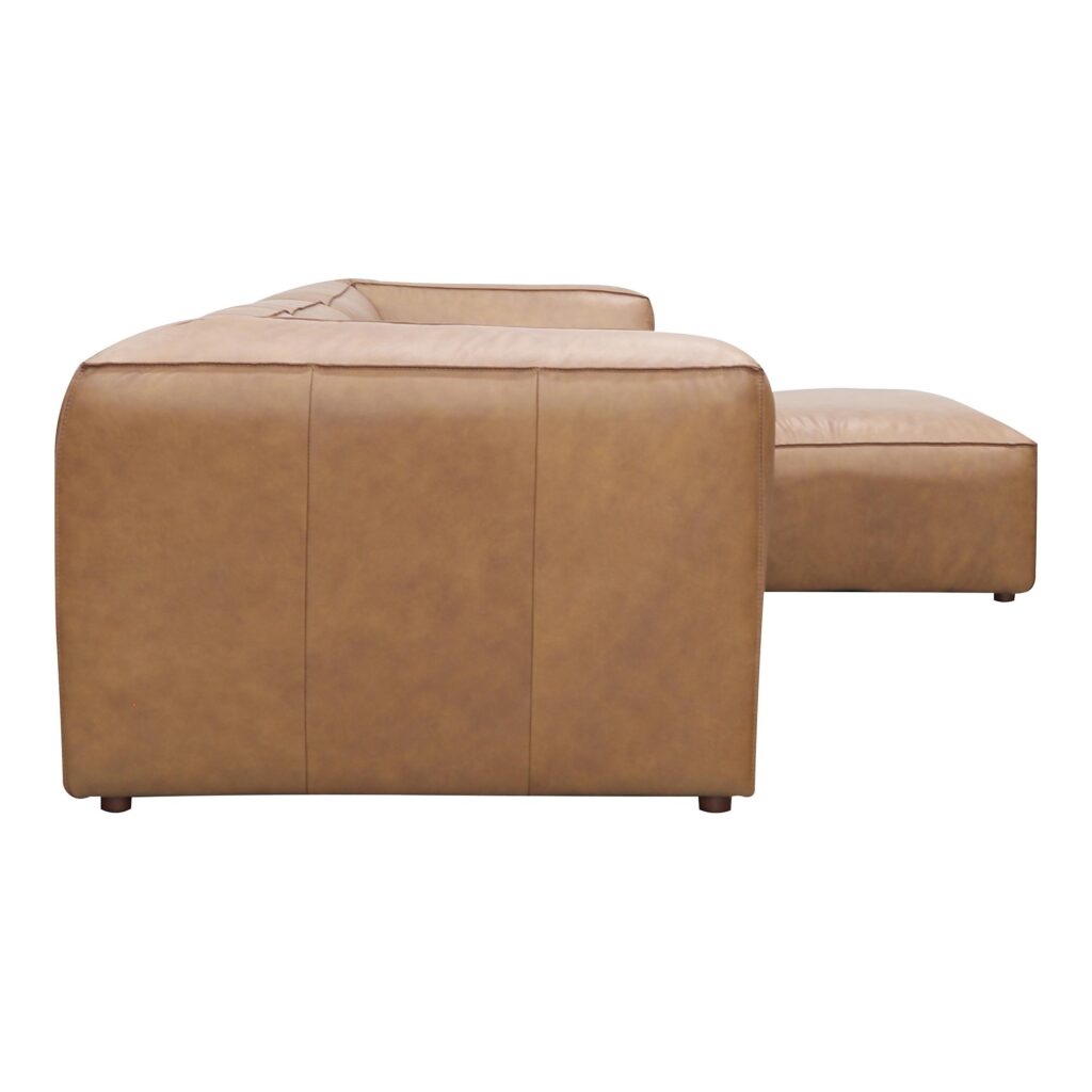 Form Lounge Modular Sectional Sonoran Tan Leather - Image 4