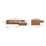 Form Lounge Modular Sectional Sonoran Tan Leather XQ-1005-40 XQ 1005 40 70