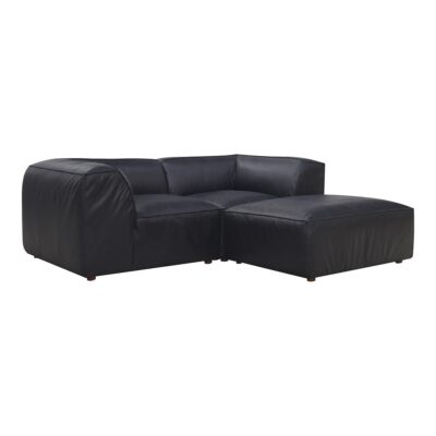 Form Nook Modular Sectional Vantage Black Leather 10 Form Nook Modular Sectional Vantage Black Leather XQ-1006-02 XQ 1006 02 02