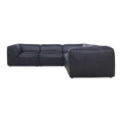 Form Classic L Modular Sectional Vantage Black Leather 9 Form Classic L Modular Sectional Vantage Black Leather XQ-1007-02 XQ 1007 02 Form side shadsilo
