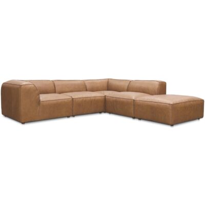 Form Dream Modular Sectional Sonoran Tan Leather XQ-1008-40 XQ 1008 40 Form diagR shadsilo