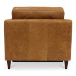 Bridgers Power Recliner Chair Tan Leather XQ-1010-40 XQ 1010 40 Bridgers back shadsilo