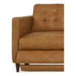 Bridgers Power Recliner Chair Tan Leather XQ-1010-40 XQ 1010 40 Bridgers closeup01 shadsilo
