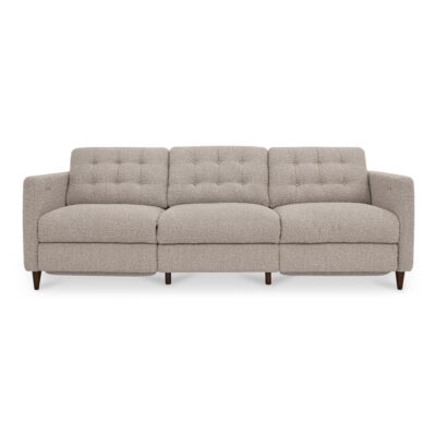 Bridgers Power Recliner Sofa Warm Grey