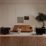 Bridgers Power Recliner Sofa Tan Leather XQ-1011-40 XQ 1011 40 00