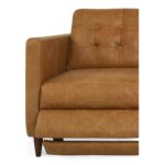 Bridgers Power Recliner Sofa Tan Leather XQ-1011-40 XQ 1011 40 Bridgers closeup01 shadsilo