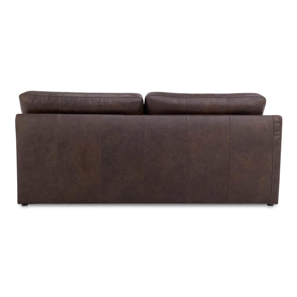 Thurlow Left Arm Facing Sofa Espresso Brown Leather - Image 4