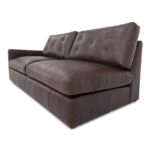 Thurlow Left Arm Facing Sofa Espresso Brown Leather XQ-1016-20 XQ 1016 20 Thurlow diagL shadsilo