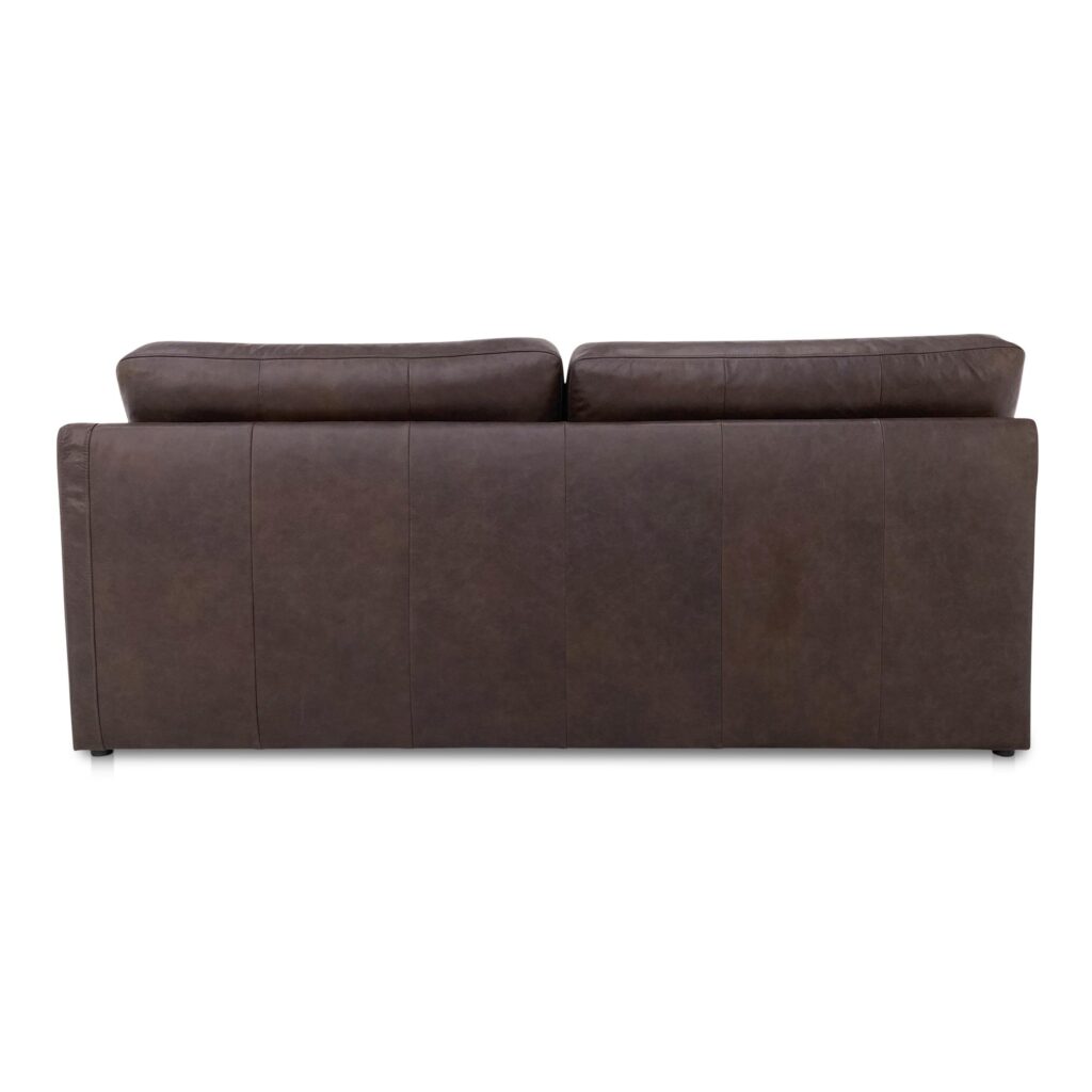 Thurlow Right Arm Facing Sofa Espresso Brown Leather - Image 4