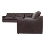 Thurlow 4 Piece Modular Sectional Espresso Brown Leather XQ-1018-20 XQ 1018 20 Thurlow side shadsilo