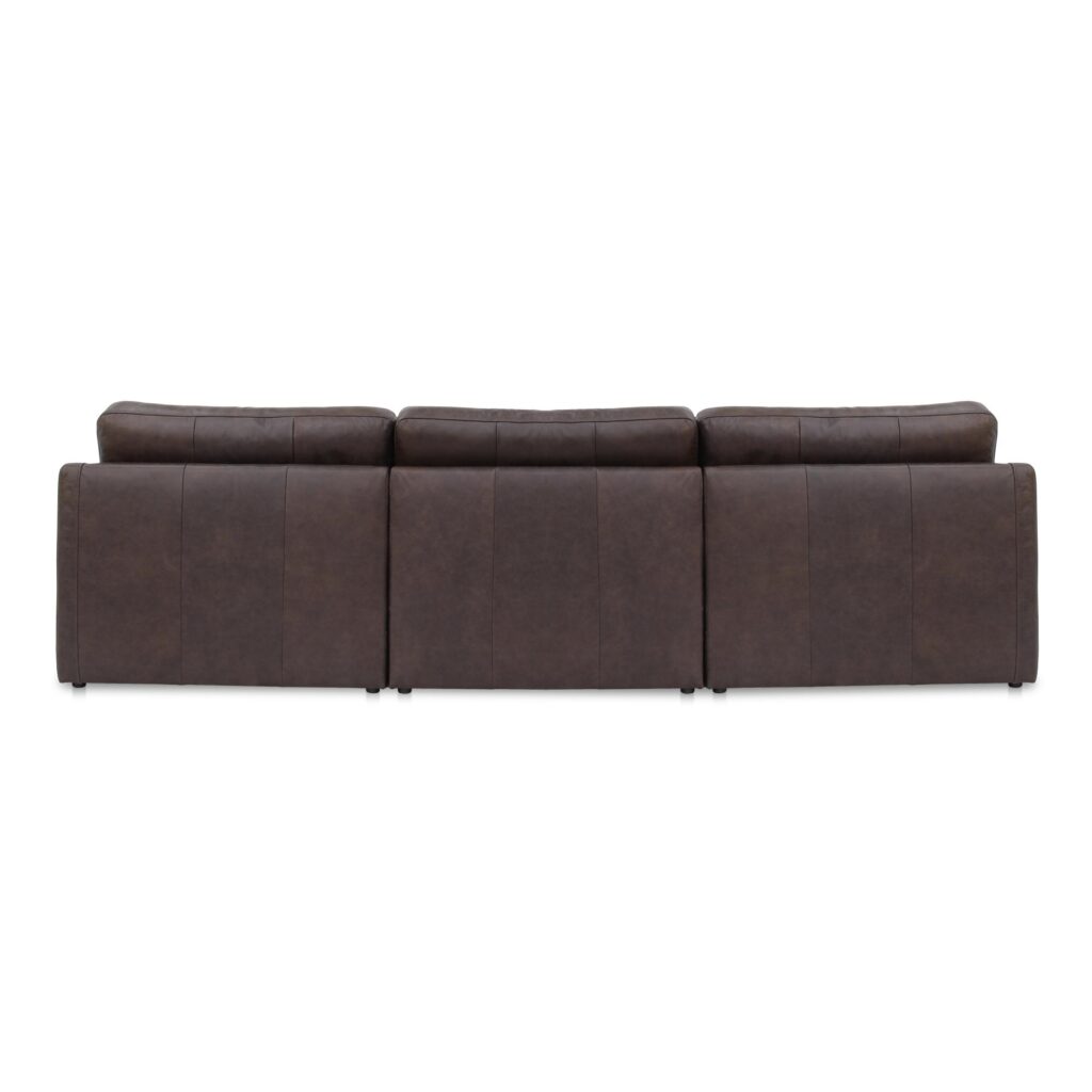 Thurlow Modular Sofa Espresso Brown Leather - Image 4