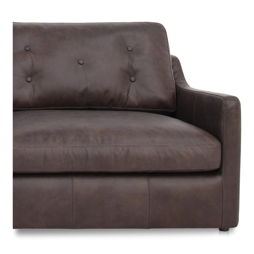 Thurlow Modular Sofa Espresso Brown Leather - Image 5