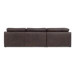 Thurlow Corner Modular Sectional Espresso Brown Leather XQ-1020-20 XQ 1020 20 Thurlow back shadsilo