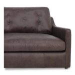 Thurlow Corner Modular Sectional Espresso Brown Leather XQ-1020-20 XQ 1020 20 Thurlow closeup01 shadsilo