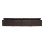Thurlow U Shaped Modular Sectional With Arms Espresso Brown Leather XQ-1021-20 XQ 1021 20 Thurlow back shadsilo