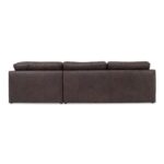 Thurlow 3 Piece Right Modular Sectional Espresso Brown Leather XQ-1023-20 XQ 1023 20 Thurlow back shadsilo